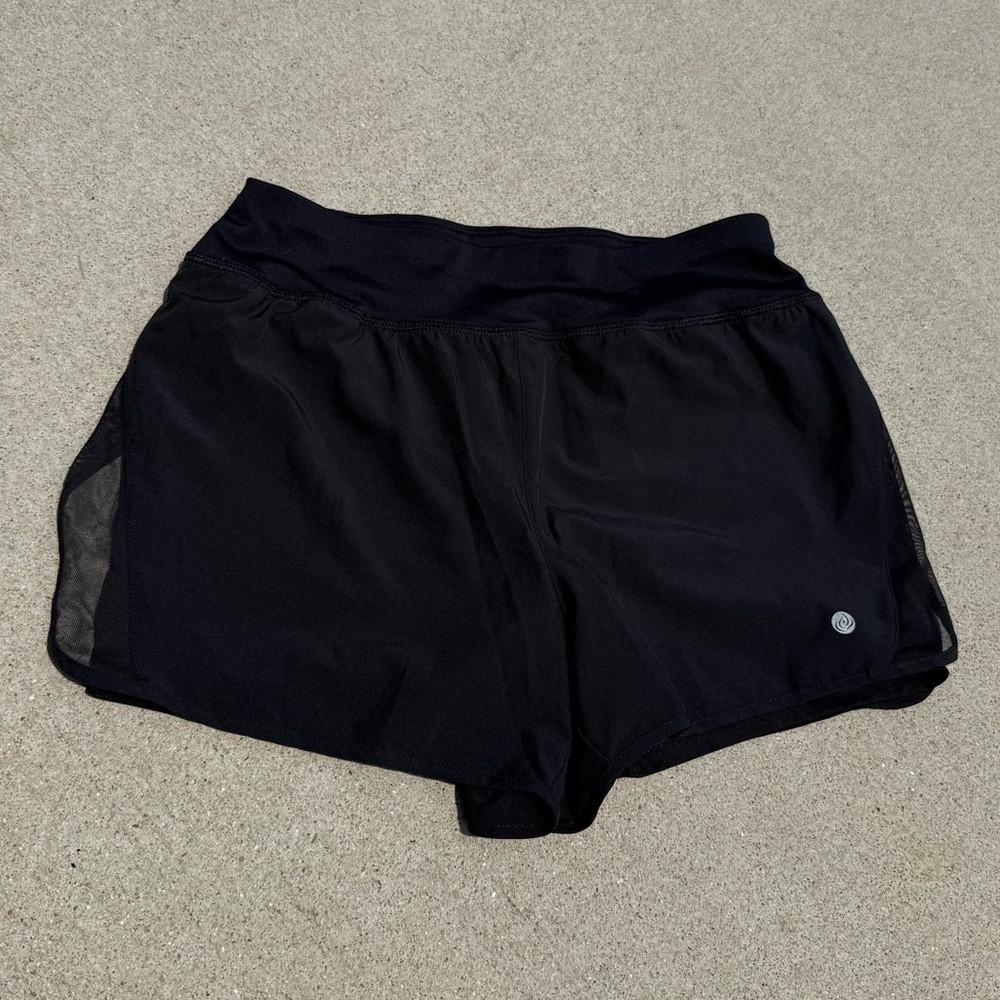 Apana Black Athletic Shorts Lightweight Relaxed Fit